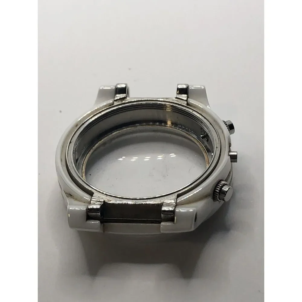 Michael Kors Watch Parts Case Only White Ceramic W/Crystal 40mm GY376